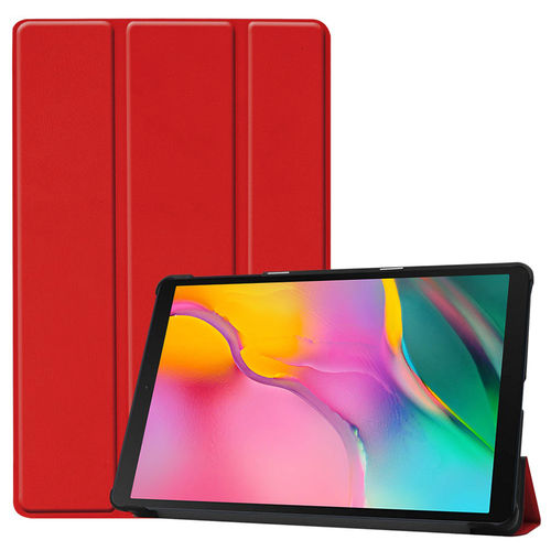 Trifold Smart Case & Stand for Samsung Galaxy Tab A 10.1 (2019) - Red